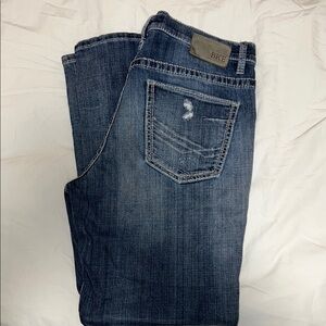 BKE Blue Straight Jeans with Classic Denim Style